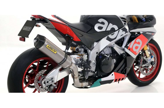 Silencieux Homologué ARROW Race-Tech pour Aprilia RSV4 RR / RF (15-16)