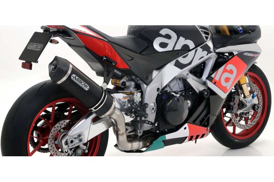 Silencieux Homologué ARROW Race-Tech pour Aprilia RSV4 RR / RF (15-16)