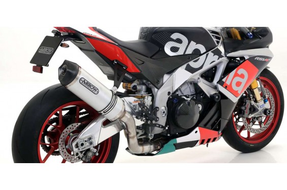 Silencieux Homologué ARROW Race-Tech pour Aprilia RSV4 RR / RF (15-16)