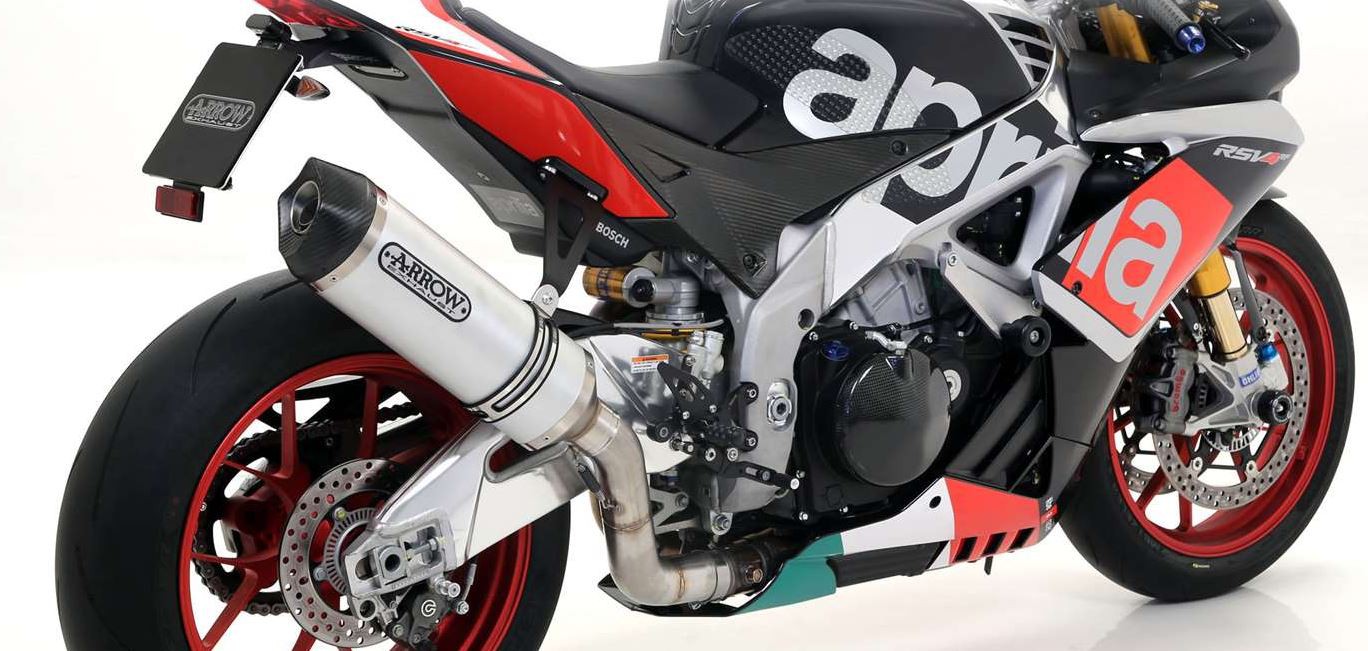 Silencieux Homologué ARROW Race-Tech pour Aprilia RSV4 RR / RF (15-16)