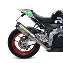 Silencieux Homologué ARROW Race-Tech pour Aprilia RSV4 RR / RF (17-18)