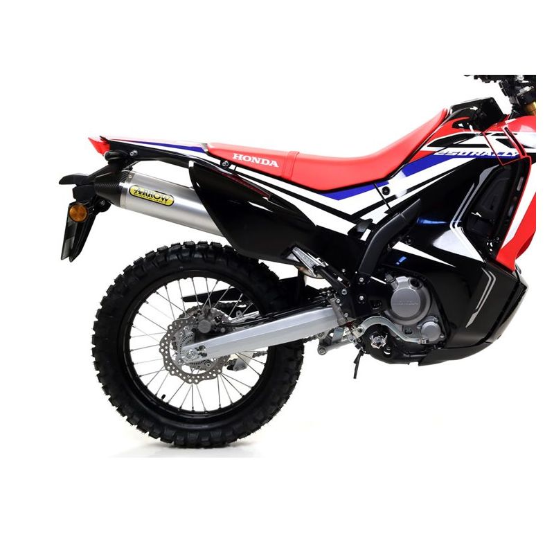 Ligne d'échappement ARROW Thunder embout Carbone pour CRF 250 L - Rally (17-18)