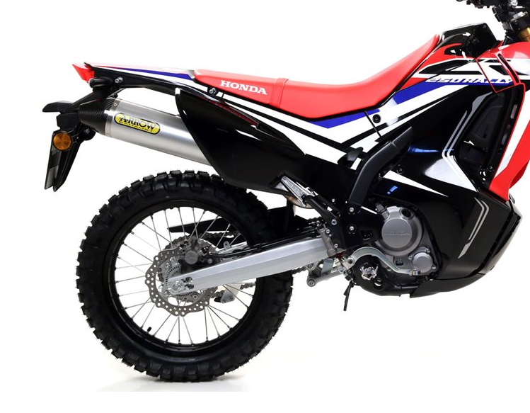 Ligne d'échappement ARROW Thunder embout Carbone pour CRF 250 L - Rally (17-18)