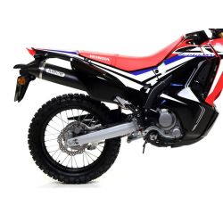 Ligne d'échappement ARROW Thunder embout Carbone pour CRF 250 L - Rally (17-18)