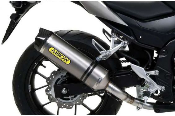 Silencieux ARROW Race-Tech embout Inox pour CB500 F et CBR 500 R (16-18)