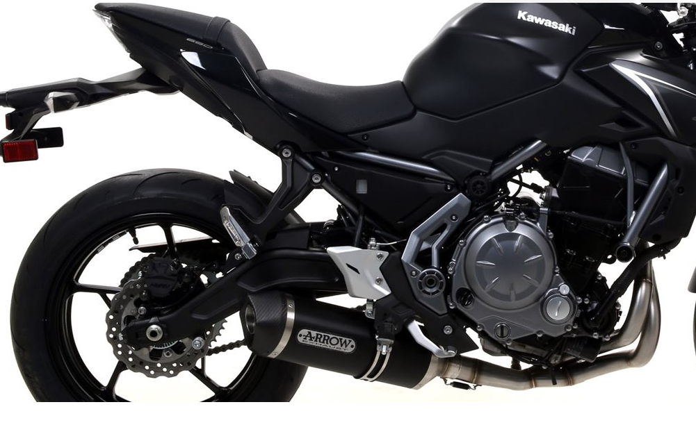 Ligne d'Échappement ARROW Race-Tech pour Z650 (17-20) et Ninja 650 (17-20)