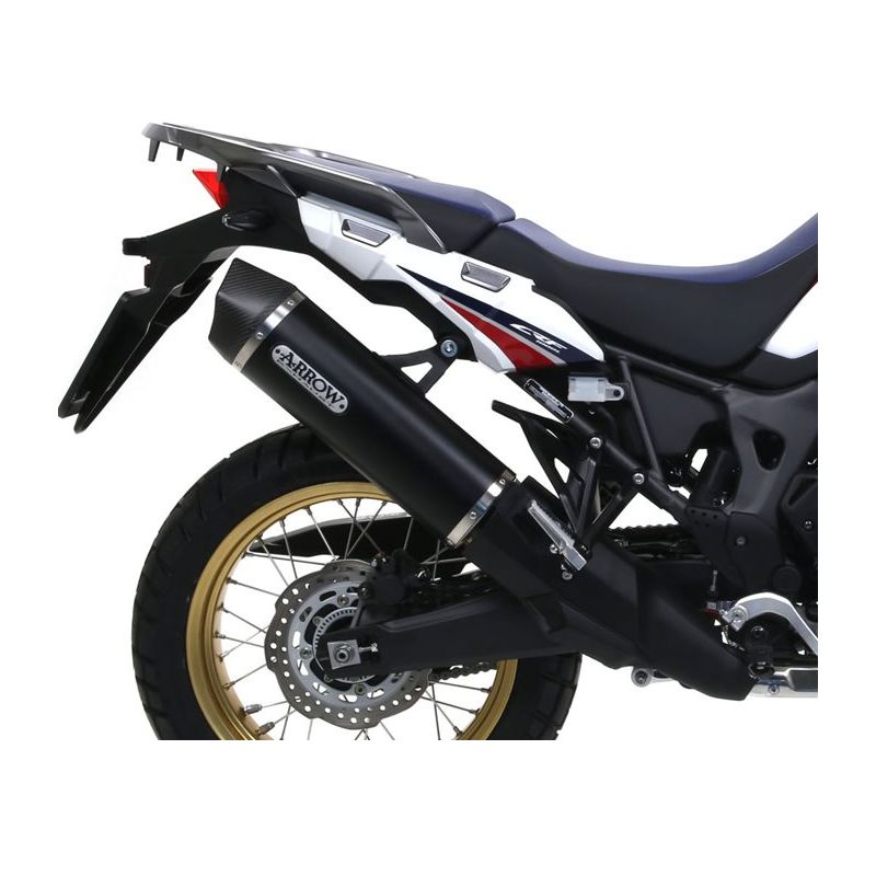 Silencieux ARROW Maxi Race-Tech Embout Carbone pour Africa Twin 1000 (16-19)