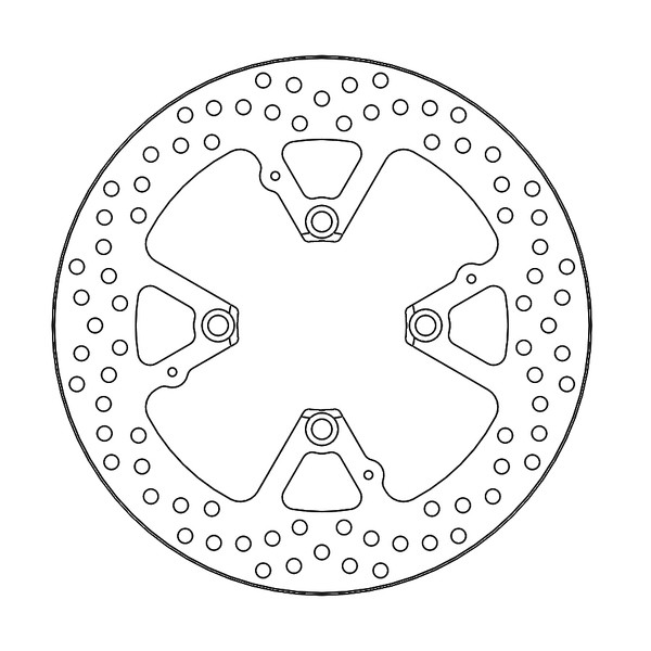 Disque de frein Arrière Moto-Master Halo pour Diavel 1200 (11-19) - 110782