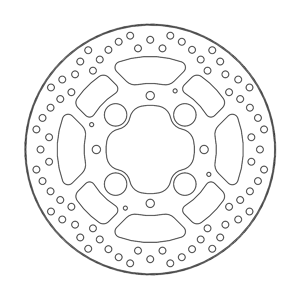 Disque de frein Arrière Moto-Master Halo pour VFR 800 F ABS(02-13) - 110681