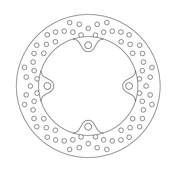 Disque de frein Arrière Moto-Master Halo pour CBR 1000 RR ABS (09-16) - 110493