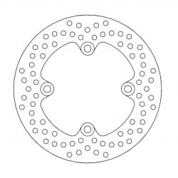 Disque de frein Arrière Moto-Master Halo pour ER-6F sans ABS (06-16) - 110456