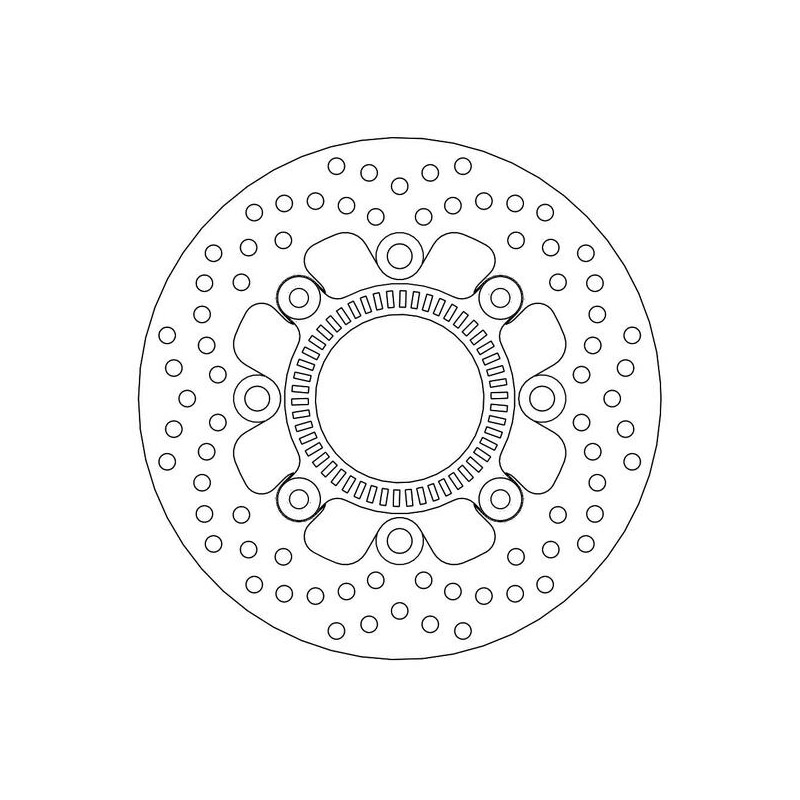 Disque de frein Arrière Moto-Master Halo pour ER-6F ABS (06-17) - 110482