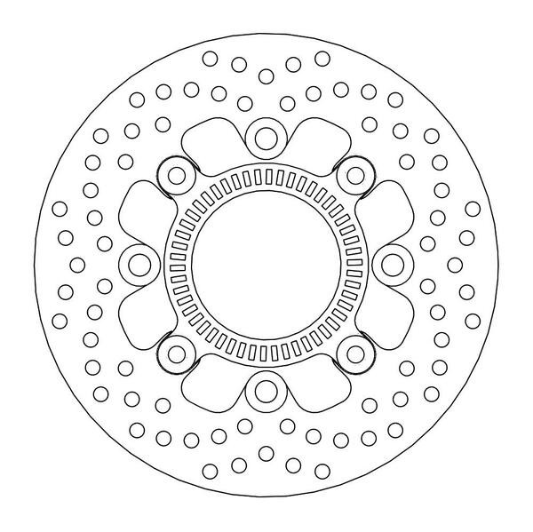 Disque de frein Arrière Moto-Master Halo pour ER-6N ABS (08-16) - 110482