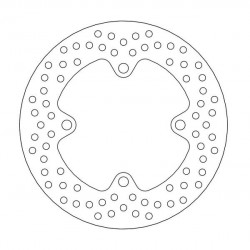 Disque de frein Arrière Moto-Master Halo pour Z 750 R ABS (11-12) - 110679