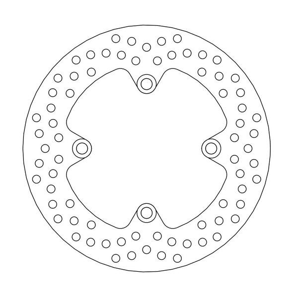 Disque de frein Arrière Moto-Master Halo pour ZX-12R Ninja (00-07) - 110453