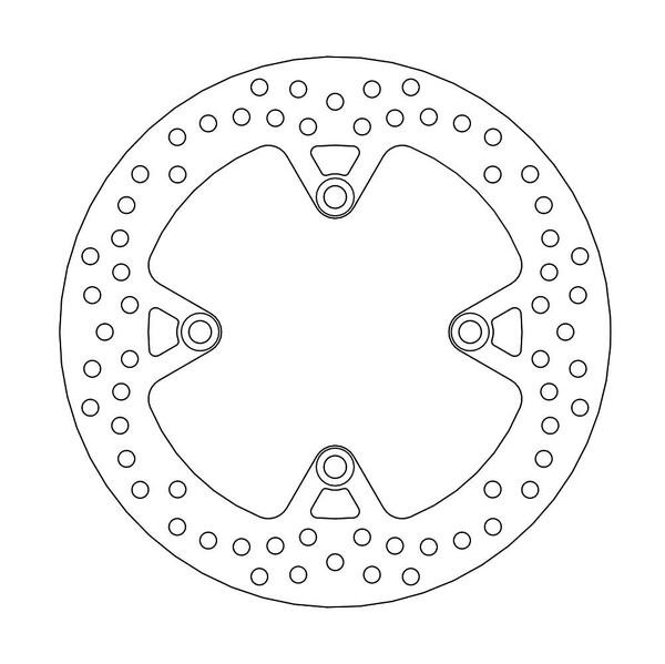 Disque de frein Arrière Moto-Master Halo pour Scrambler 900 (06-16) - 110525