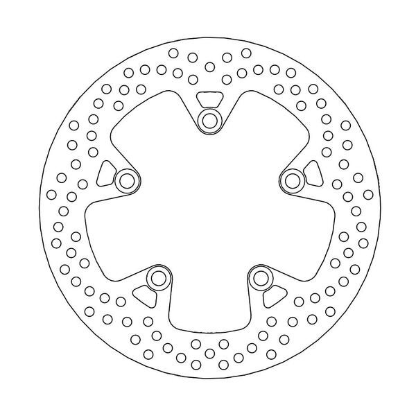 Disque de frein Arrière Moto-Master Halo pour MT-03 (06-15) - 110465