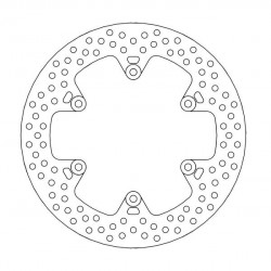 Disque de frein Arrière Moto-Master Halo pour TDM 900 (2011) - 110480