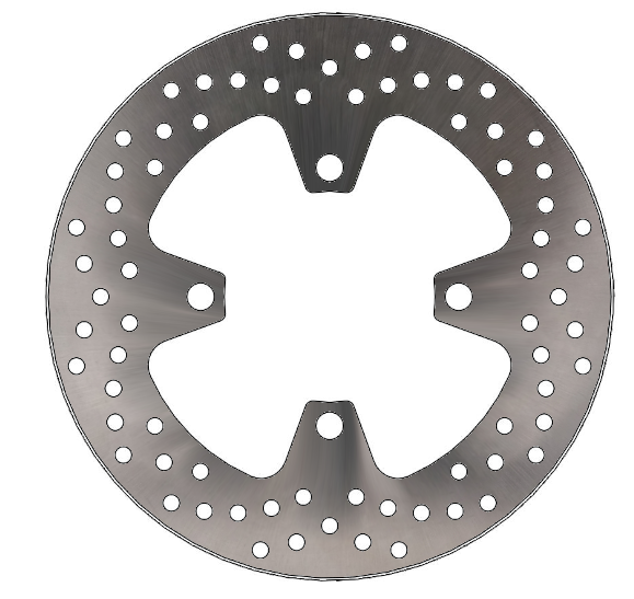 Disque de frein Arrière Moto-Master Halo pour Street Triple 675 (13-16) - 110580