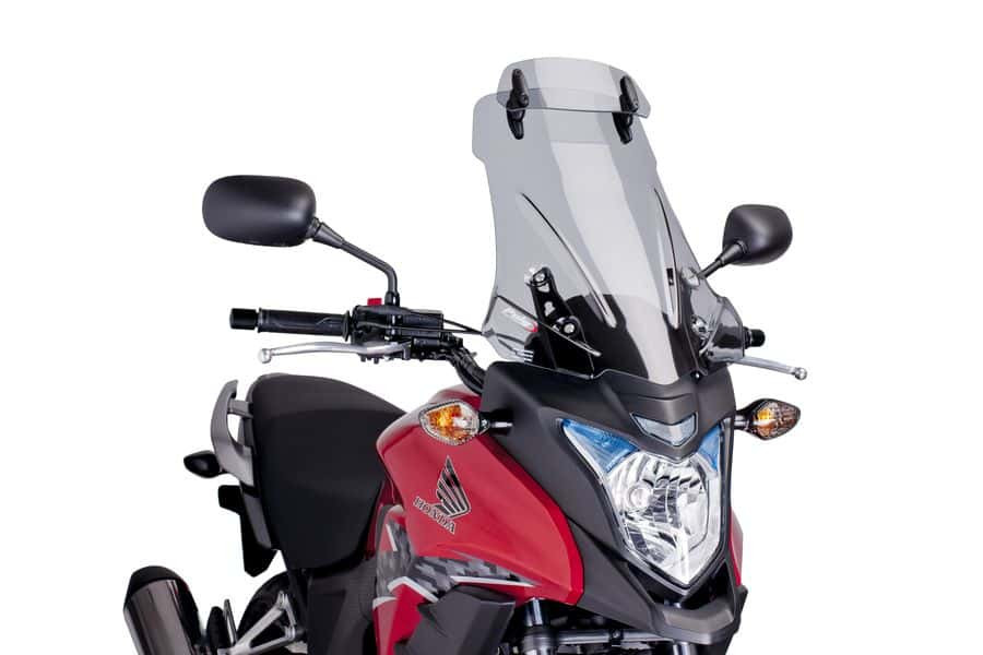 Bulle Puig Touring avec Déflecteur Fumé Clair pour CB 500 X (13-15)