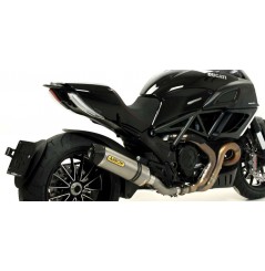 Silencieux "Non Homologué" ARROW Race-Tech pour Diavel 1200 (11-16)