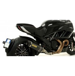 Silencieux "Non Homologué" ARROW Race-Tech pour Diavel 1200 (11-16)