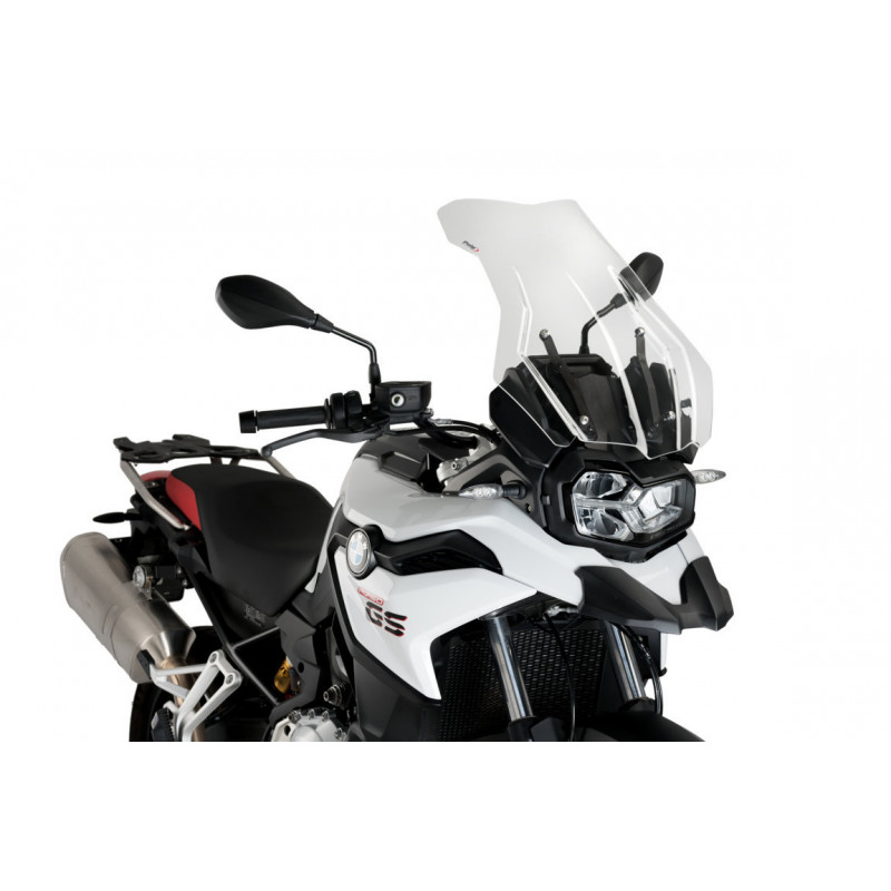 Bulle Puig Touring Plus pour F 750 GS (18-23) équipée de la bulle Sport d'origine