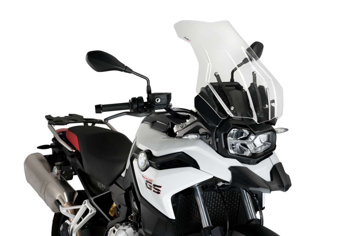 Bulle Puig Touring Plus pour F 750 GS (18-23) équipée de la bulle Sport d'origine