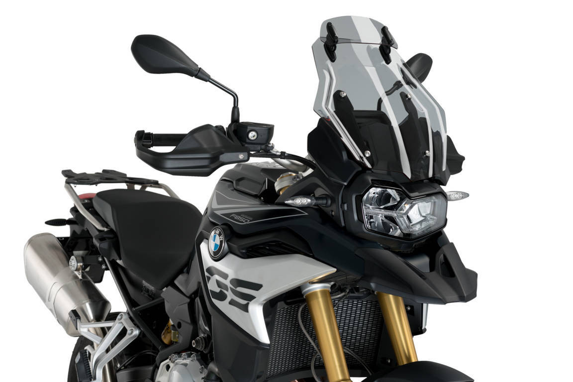 Bulle Puig Touring avec Déflecteur Fumé Clair pour F 850 GS et Adventure (18-23) équipée de la bulle Sport d'origine