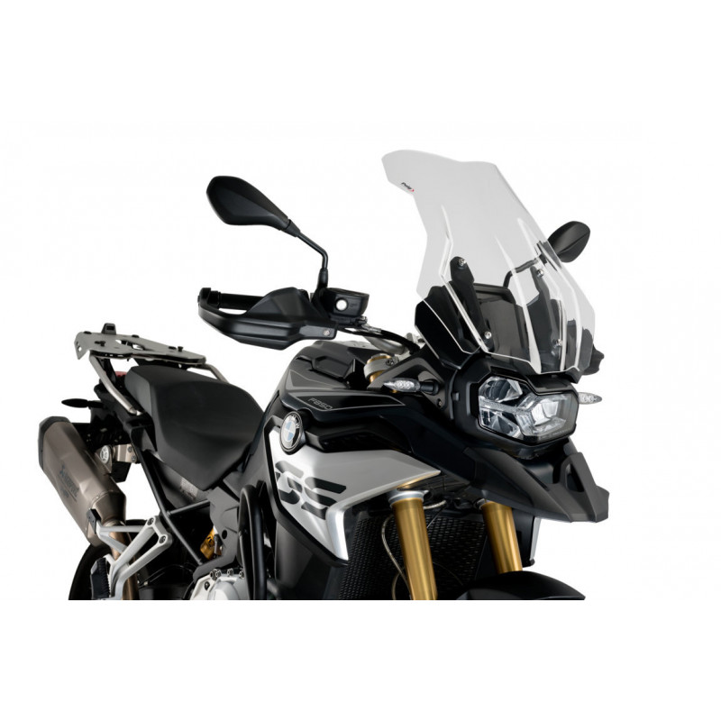 Bulle Puig Touring Plus pour F 850 GS et Adventure (18-23) équipée de la bulle Sport d'origine