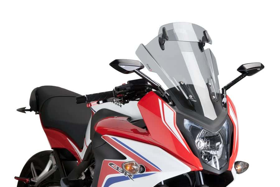 Bulle Puig Touring avec Déflecteur Fumé Clair pour CBR 650F (14-18)