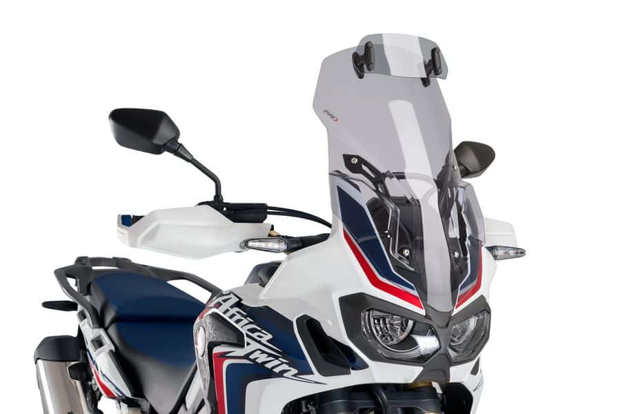 Bulle Puig Touring avec Déflecteur Fumé Clair pour 1000 Africa Twin (16-19)