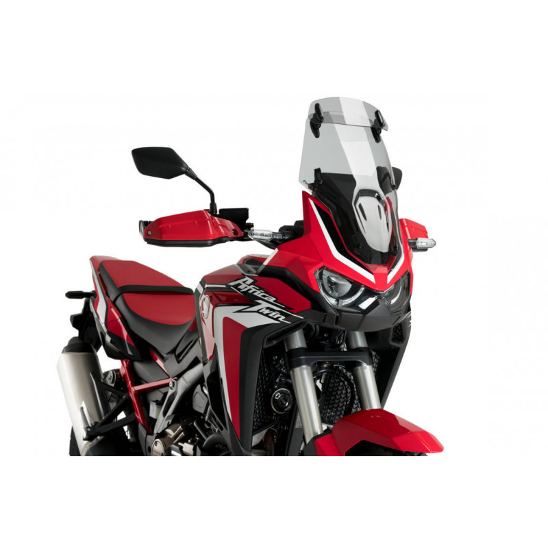 Bulle Puig Touring avec Déflecteur Fumé Clair pour 1100 Africa Twin (20-23)