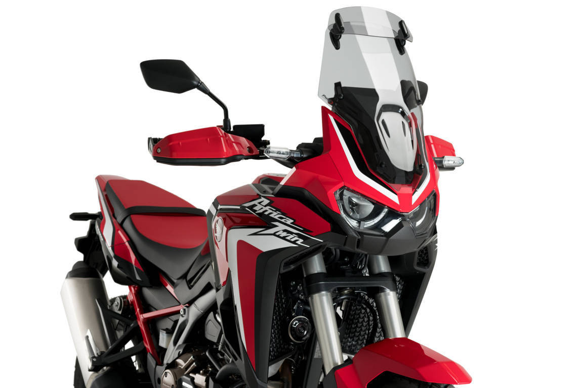 Bulle Puig Touring avec Déflecteur Fumé Clair pour 1100 Africa Twin (20-23)