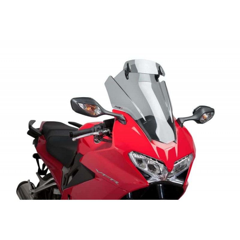 Bulle Puig Touring avec Déflecteur Fumé Clair pour VFR 800 F (14-20)