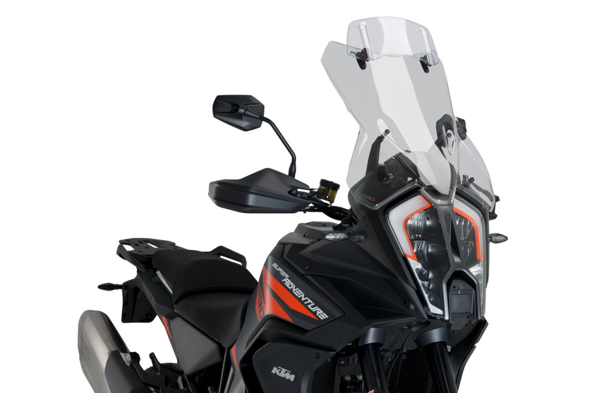 Bulle Puig Touring Plus avec Déflecteur Fumé Clair pour 1290 Super Adventure R et S (21-23)