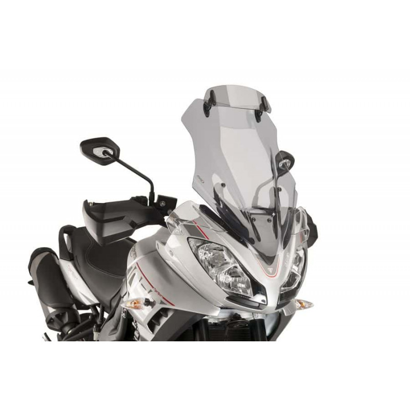 Bulle Puig Touring avec Déflecteur Fumé Clair pour Tiger Sport 1050 (16-20)