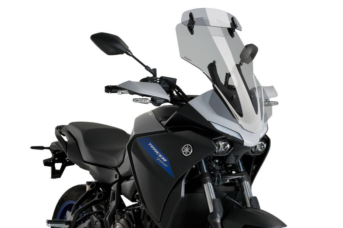 Bulle Puig Touring avec Déflecteur Fumé Clair pour Tracer 700 (2020) Tracer 7 et GT (21-23)