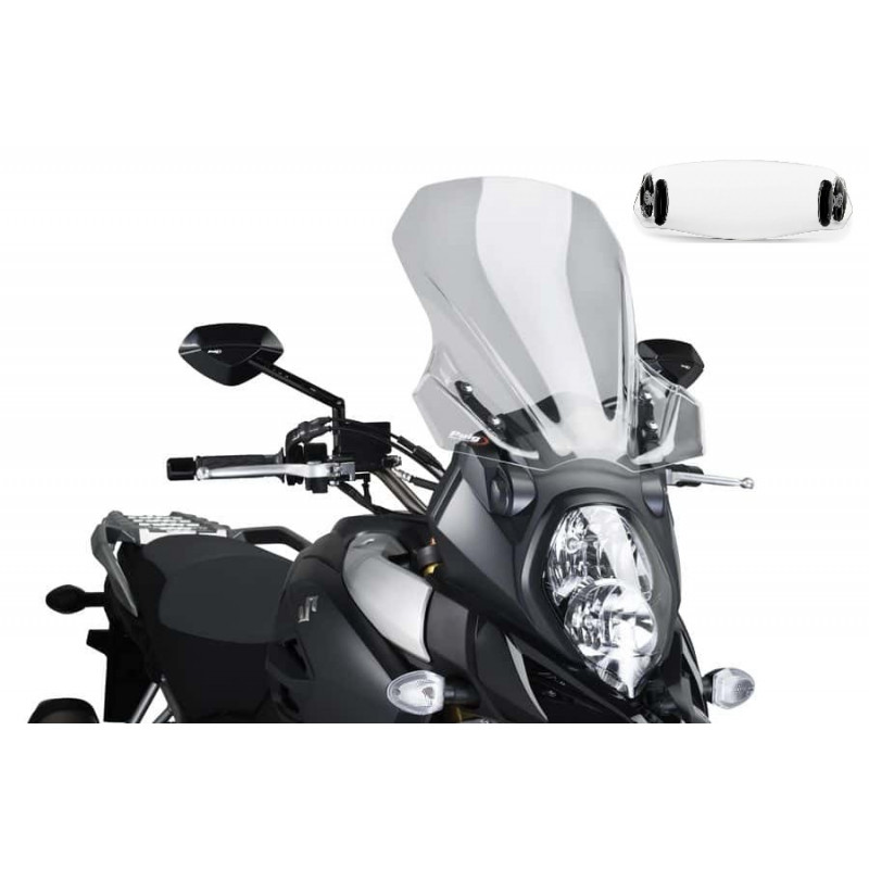 Bulle Puig Touring avec Déflecteur "Clip On" pour V-Strom 1000 (14-19)