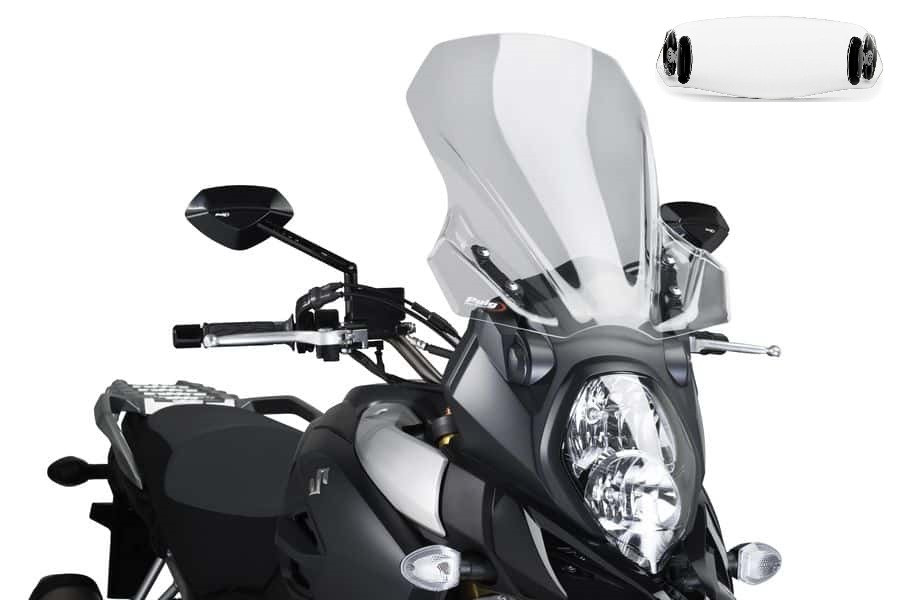 Bulle Puig Touring avec Déflecteur "Clip On" pour V-Strom 1000 (14-19)