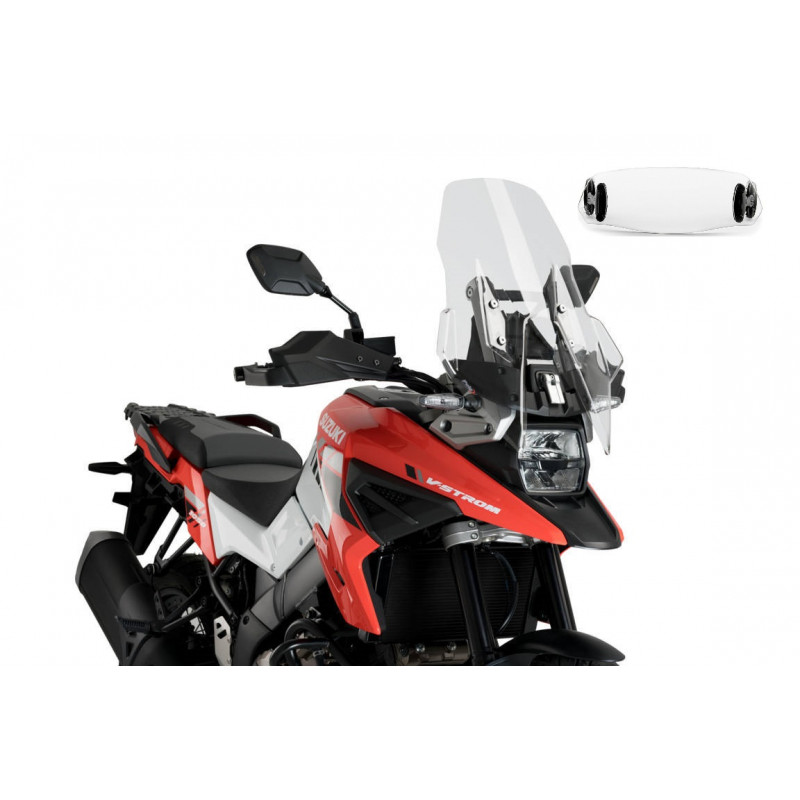 Bulle Puig Touring avec Déflecteur "Clip On" pour V-Strom 1050 (20-23)