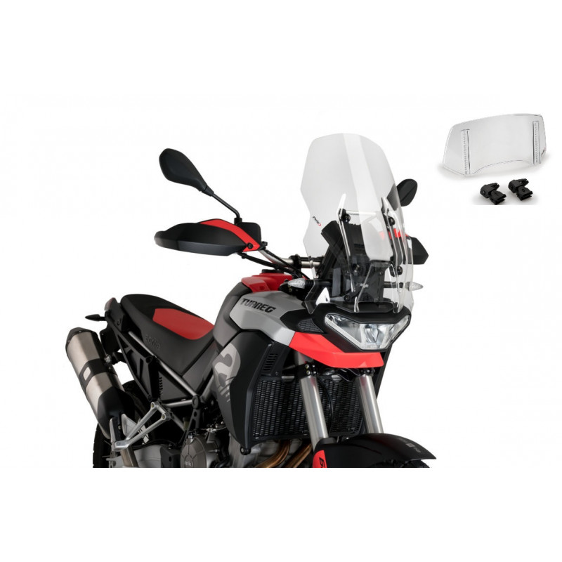 Bulle Puig Touring avec Déflecteur "Clip On" pour Tuareg 660 (22-24)