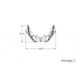 Sabot Moteur Puig pour MT-09 et SP (21-24)