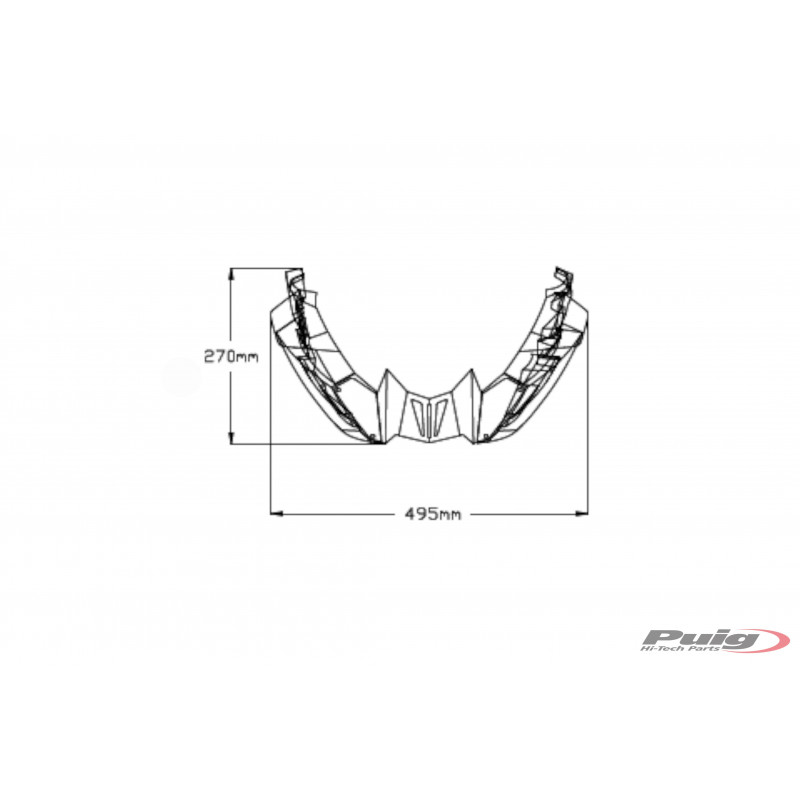 Sabot Moteur Puig pour MT-09 et SP (21-24)