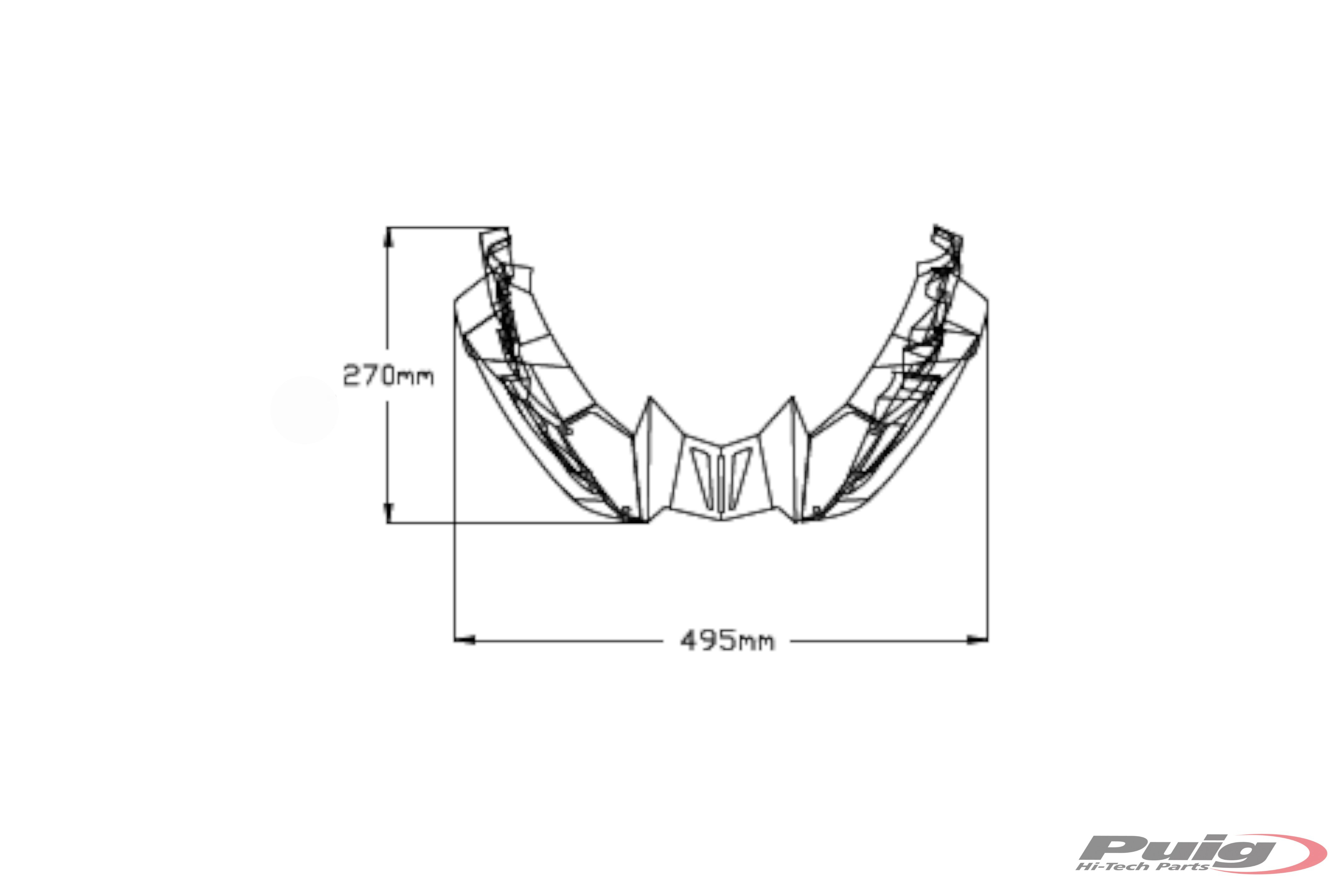 Sabot Moteur Puig pour MT-09 et SP (21-24)