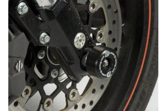 Roulettes de protection de fourche R&G pour Harley Davidson XR1200X (08-14) - FP0100BK