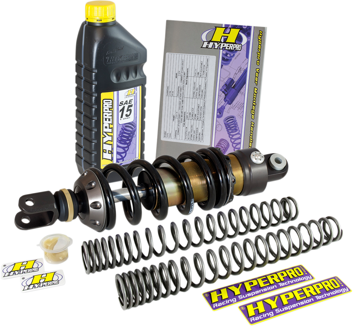 Kit Amelioration Fourche et Amortisseur StreetBox Hyperpro pour Kawasaki Versys 650 (07-12)