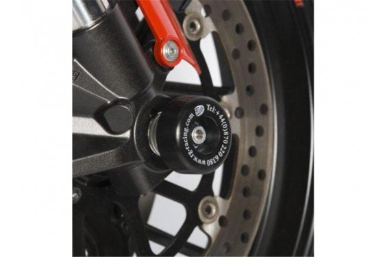 Roulettes de protection de fourche R&G pour Moto Guzzi Griso et 1200 sport (05-14) - FP0020BK