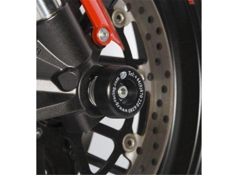 Roulettes de protection de fourche R&G pour Moto Guzzi Griso et 1200 sport (05-14) - FP0020BK