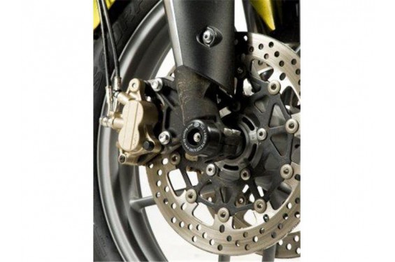 Roulettes de protection de fourche R&G pour Triumph Tiger 800 (11-19) Tiger 900 (20-21) - FP0099BK